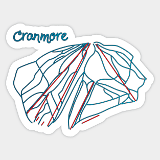 Cranmore Trail Map Sticker